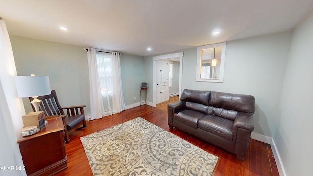 143 Rider Farm Rd, Altoona, PA 16601 - living area featuring wood finished floors and recessed lighting