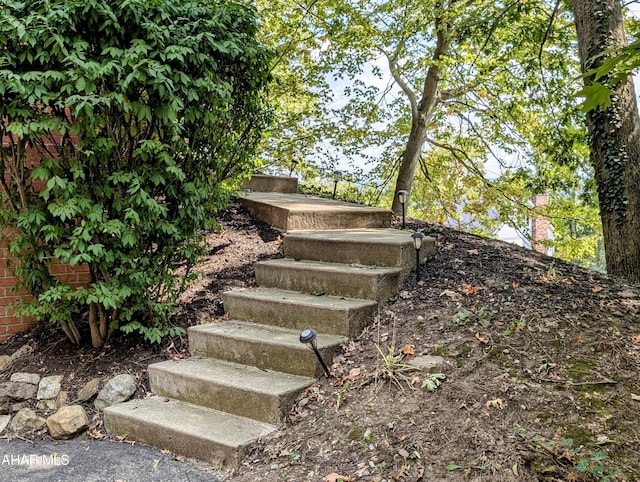 view of staircase