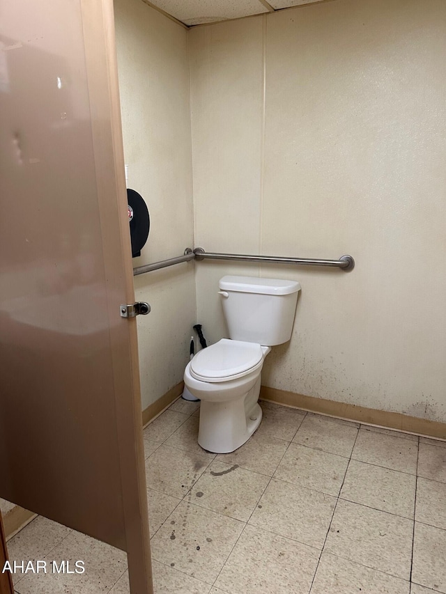 bathroom featuring toilet