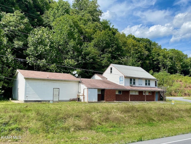 view of back of property