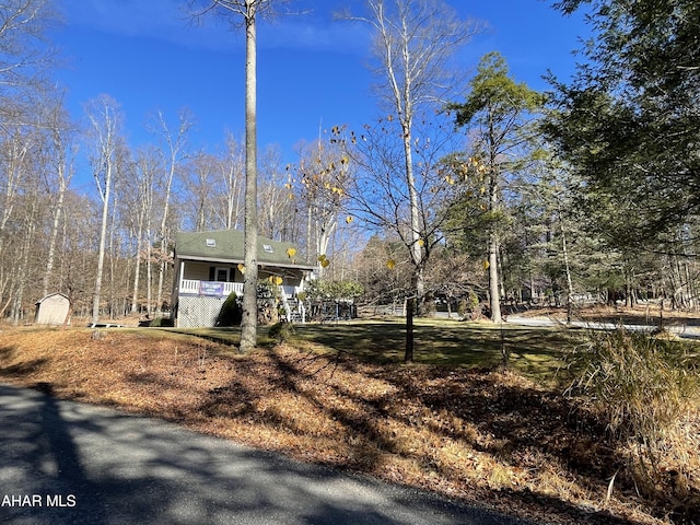 view of front of house featuring covered porch