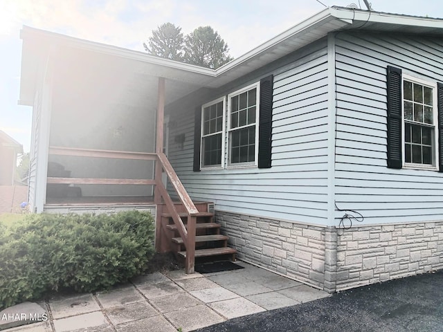 view of entrance to property