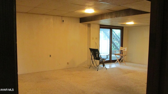 703 Ruskin Dr, Altoona, PA 16602 - unfurnished room featuring carpet flooring and a drop ceiling