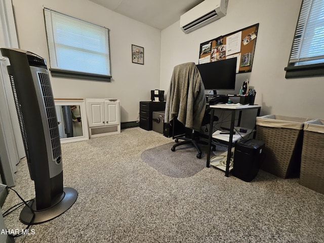 2802 Elm St, Altoona, PA 16601 - carpeted home office with a wall unit AC