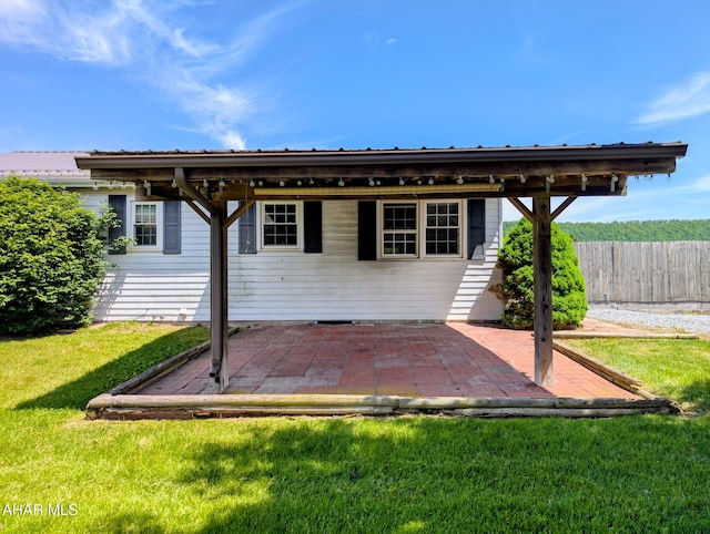 151 Rio Grande Rd, Clearville, PA 15535 - rear view of house featuring metal roof and a patio area
