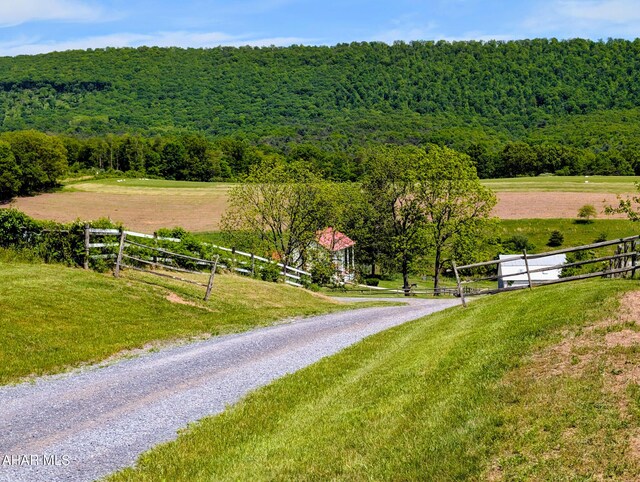 151 Rio Grande Rd, Clearville, PA 15535 - surrounding community with a view of trees, a view of rural / pastoral area, and gravel driveway
