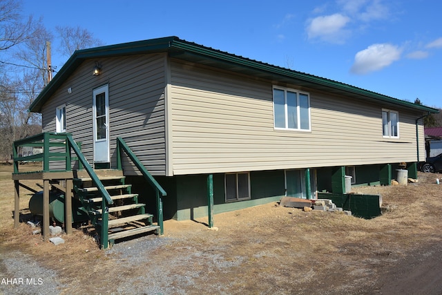 view of back of property