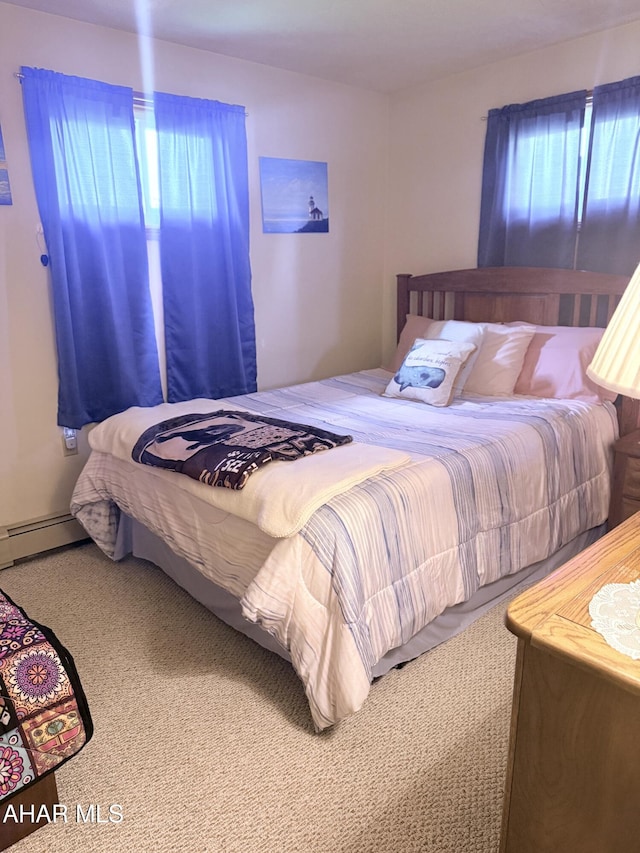 524 Elm Ln, Duncansville, PA 16635 - bedroom with baseboard heating and carpet