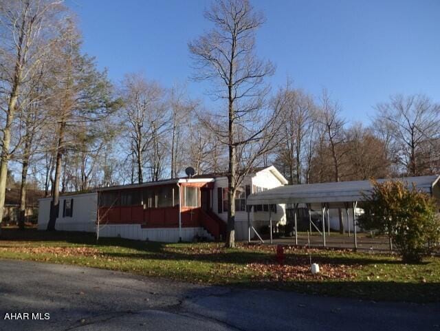 138 Peary Cir, Cresson, PA 16630 - view of front of house with a carport