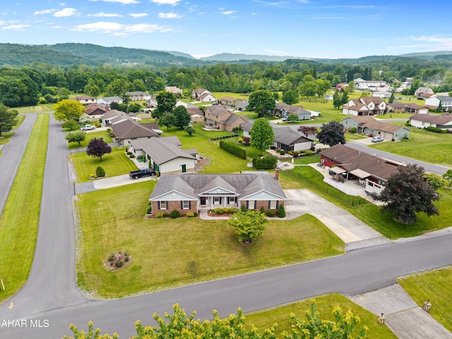 409 Tree Ln, Duncansville, PA 16635 - aerial perspective of suburban area with mountains