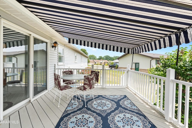 409 Tree Ln, Duncansville, PA 16635 - deck with outdoor dining area