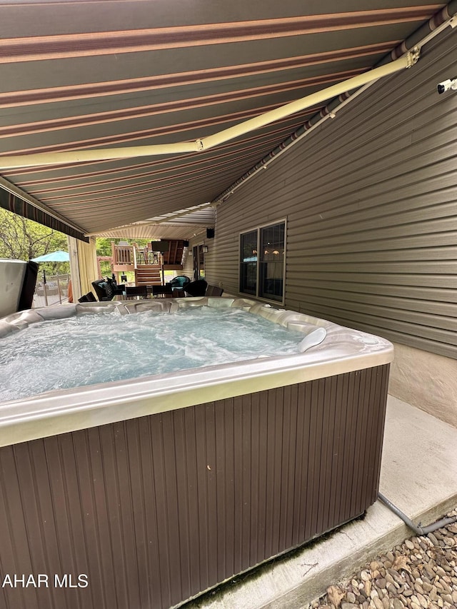 3406 Granada Way, Altoona, PA 16601 - view of patio with a hot tub