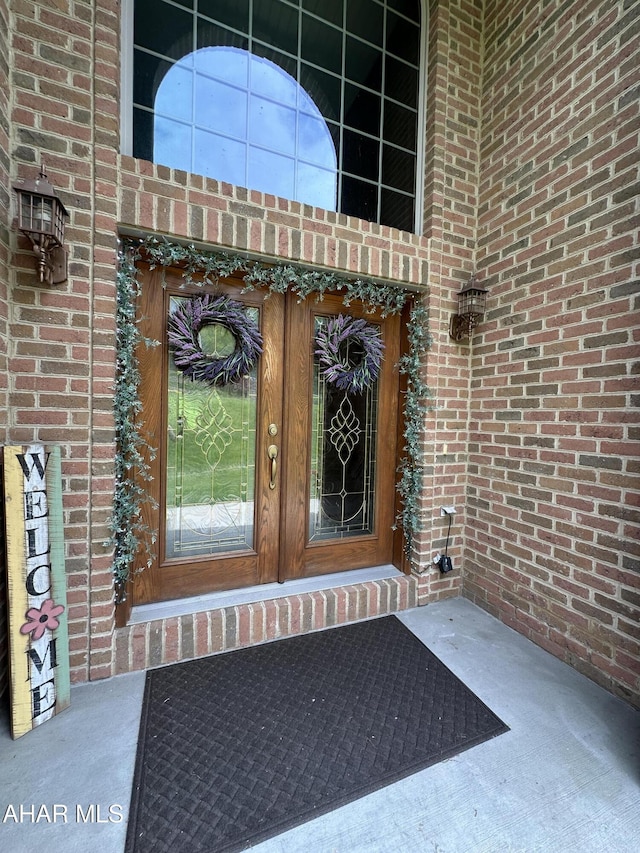 3406 Granada Way, Altoona, PA 16601 - property entrance with brick siding and french doors