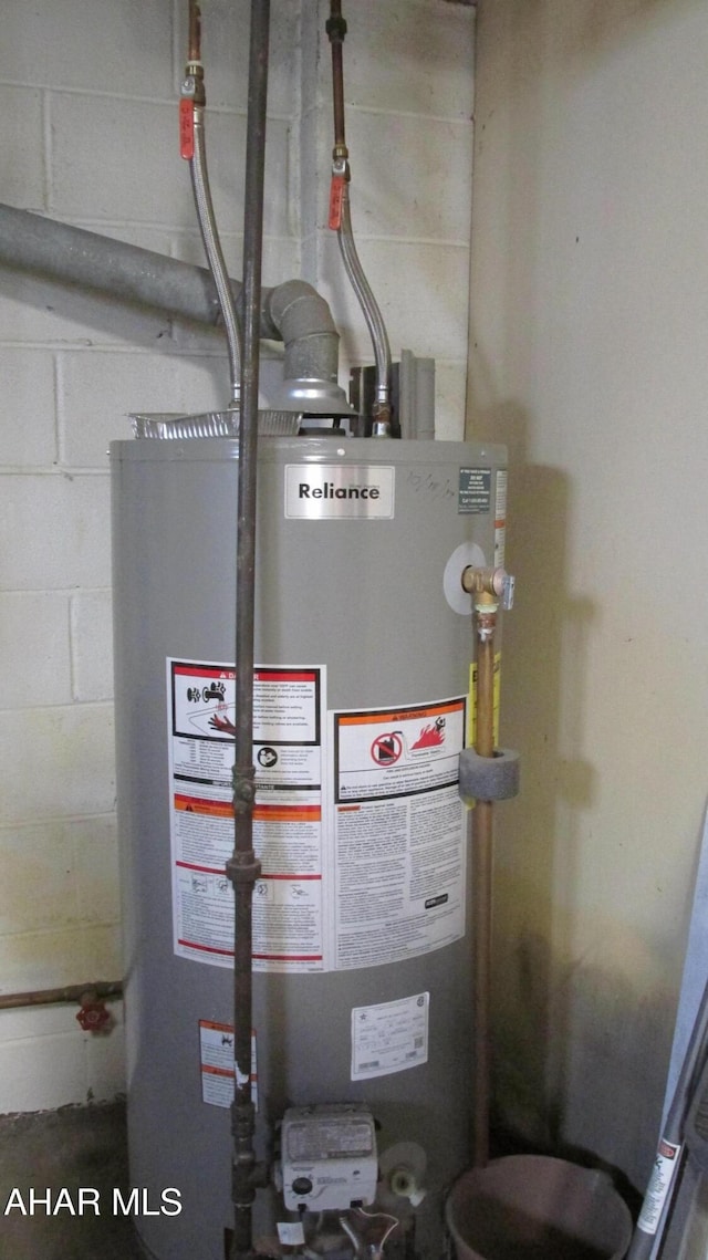 utilities featuring water heater