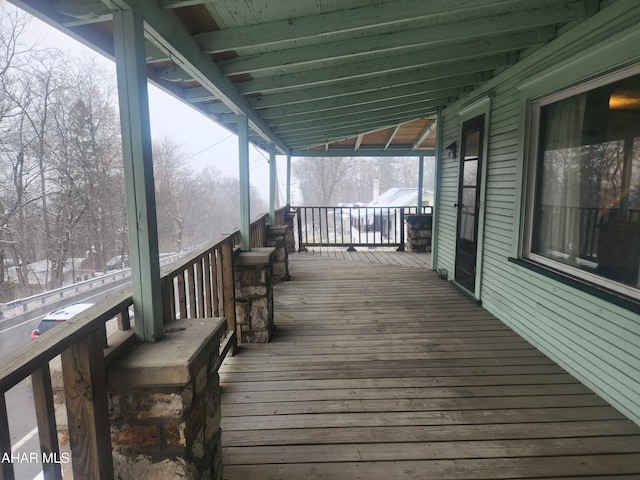 view of deck