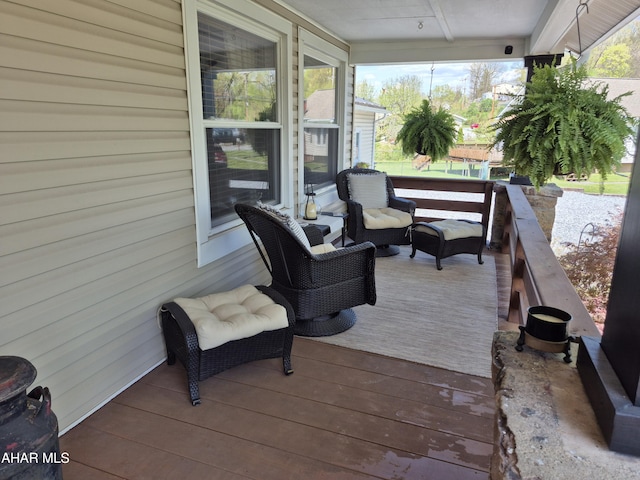 605 13th St, Duncansville, PA 16635 - wooden deck featuring a porch