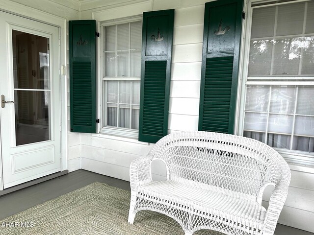 132 S Thomas St, Bedford, PA 15522 - view of covered porch
