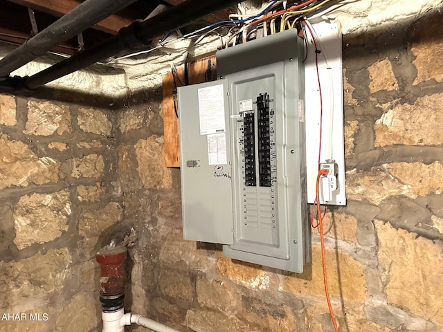 132 S Thomas St, Bedford, PA 15522 - utility room featuring electric panel