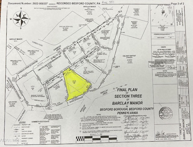 LOT39 Jefferson Dr, Bedford PA, 15522 land for sale