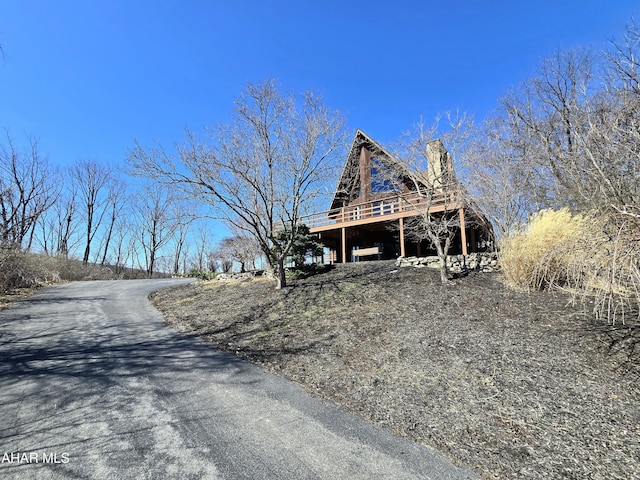 116 Scenic Knoll Dr, Hollidaysburg, PA 16648 - view of front of property featuring a chimney