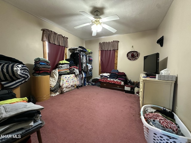 3785 Brumbaugh Rd, New Enterprise, PA 16664 - carpeted bedroom with a ceiling fan