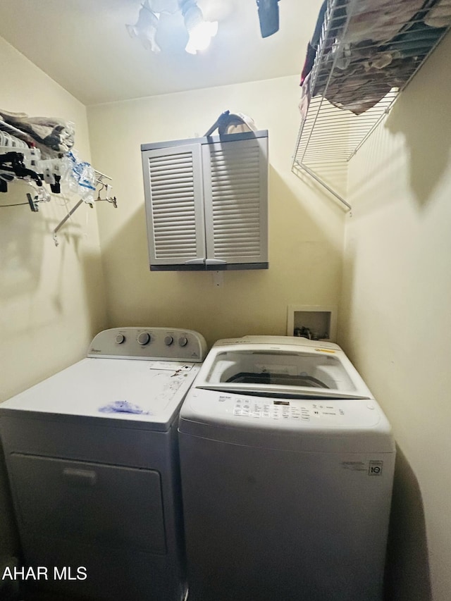 217 Good Shepherd Rd, Altoona, PA 16601 - laundry room with separate washer and dryer and laundry area