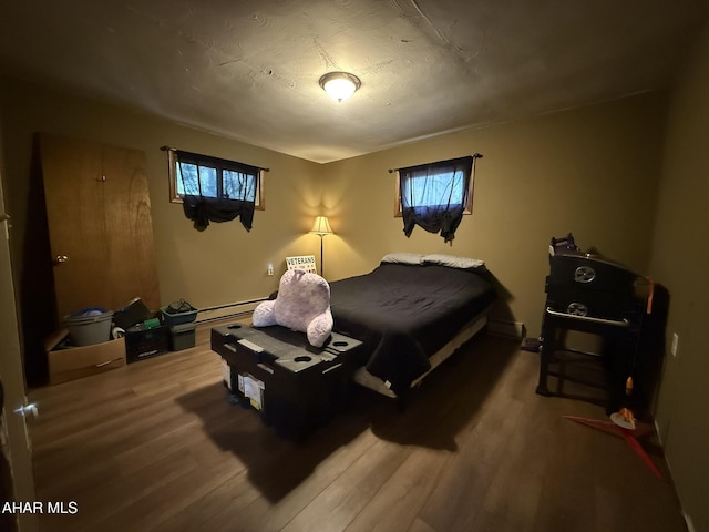 229 Celtic Ln, Altoona, PA 16601 - bedroom with a baseboard heating unit and wood finished floors