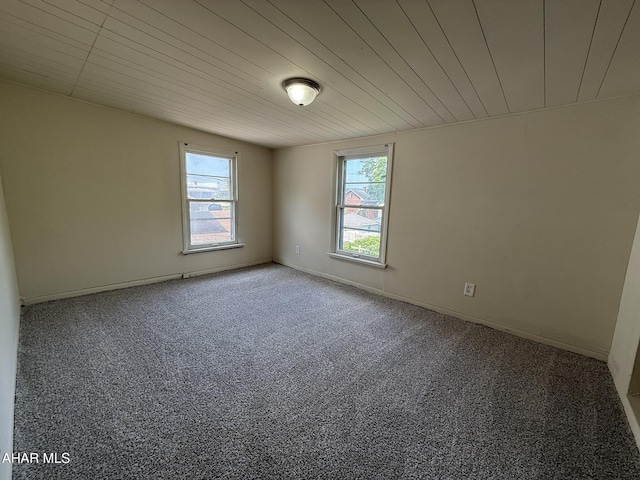 316 3rd Ave, Altoona, PA 16602 - carpeted spare room featuring wood ceiling and baseboards