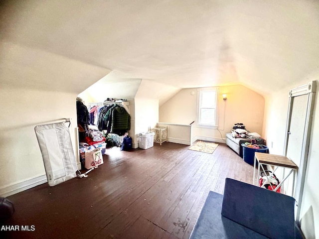 311 E Bell Ave, Altoona, PA 16602 - additional living space featuring hardwood / wood-style floors and lofted ceiling