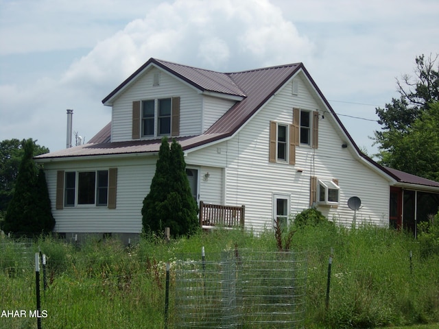 3752 Main Rd, Bedford, PA 15522 - back of house featuring a metal roof
