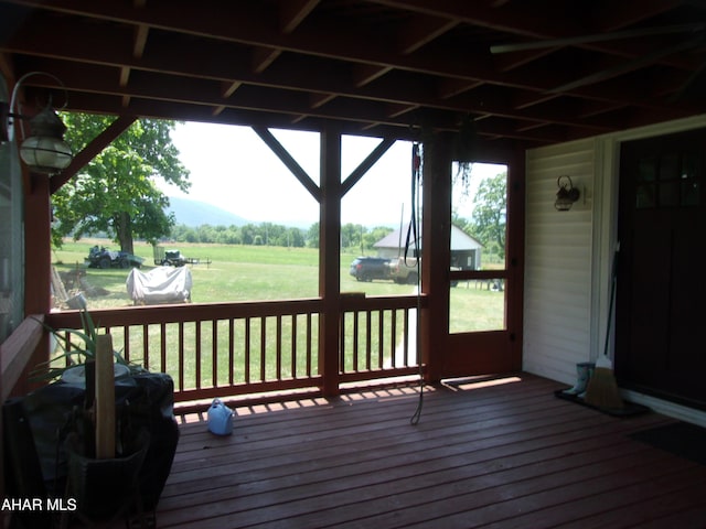 3752 Main Rd, Bedford, PA 15522 - deck featuring grilling area and a lawn