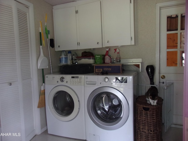 3752 Main Rd, Bedford, PA 15522 - laundry area featuring cabinet space and washer and clothes dryer