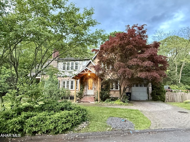 5 Log Cabin Ct, Altoona, PA 16602 - view of front of home featuring decorative driveway and stone siding