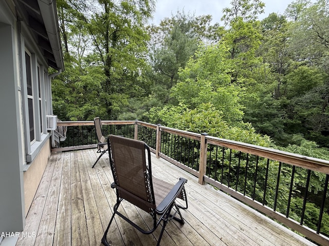 5 Log Cabin Ct, Altoona, PA 16602 - wooden deck featuring a view of trees