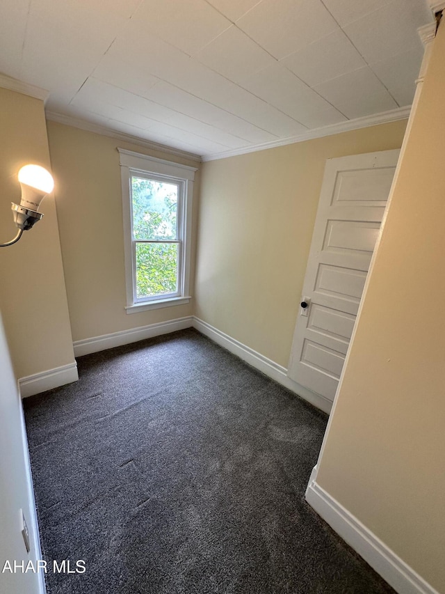 2013 7th Ave, Altoona, PA 16602 - spare room featuring crown molding and dark carpet