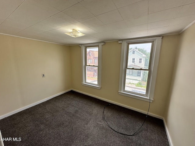 2013 7th Ave, Altoona, PA 16602 - spare room with dark carpet, plenty of natural light, and ornamental molding