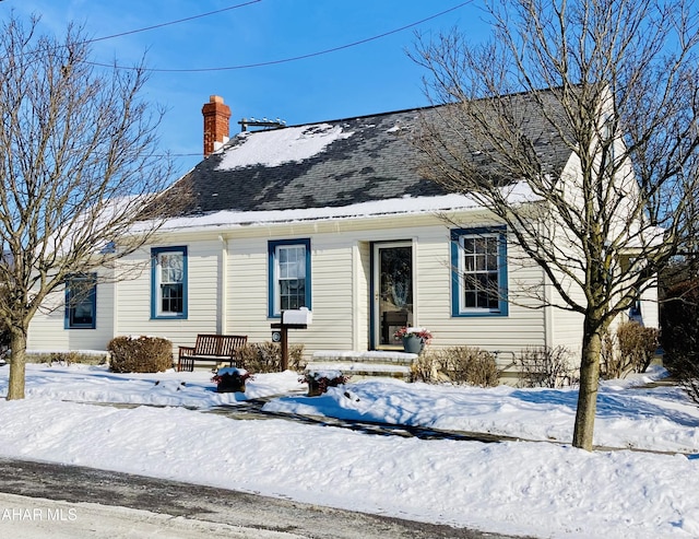 view of cape cod-style house