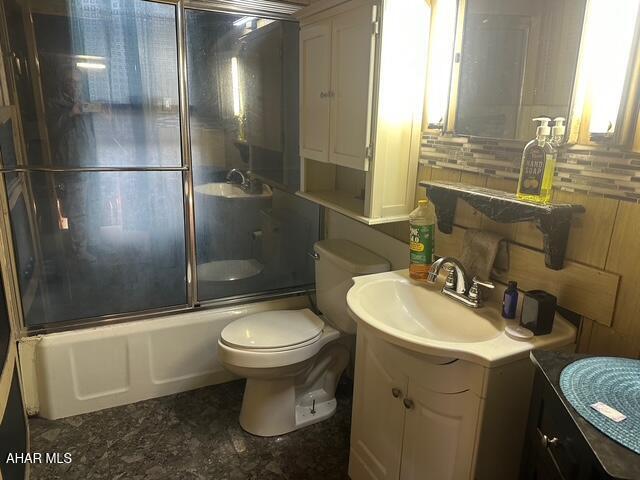 600 N 6th Ave, Altoona, PA 16601 - bathroom with vanity and bath / shower combo with glass door