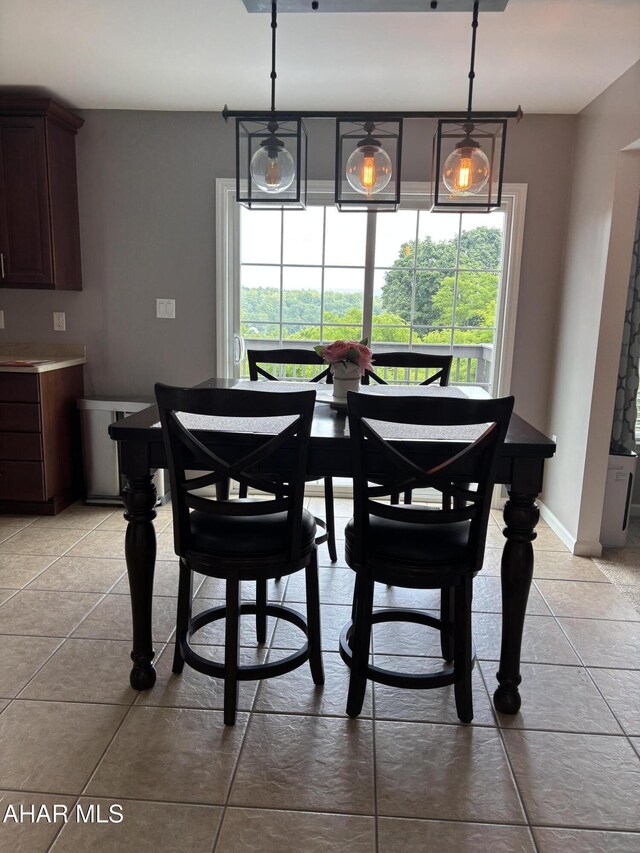 215 Red Fox Dr, Duncansville, PA 16635 - dining room with light tile patterned floors and baseboards