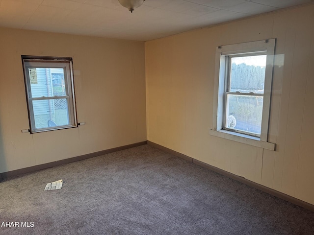 empty room featuring carpet