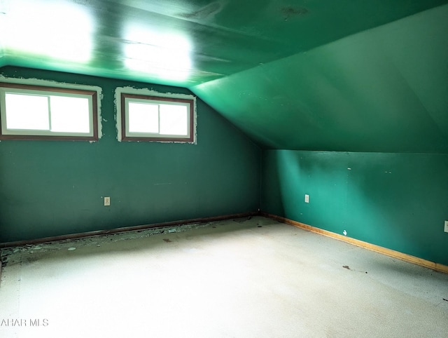 225 Mickel Ln, Duncansville, PA 16635 - additional living space with vaulted ceiling and baseboards