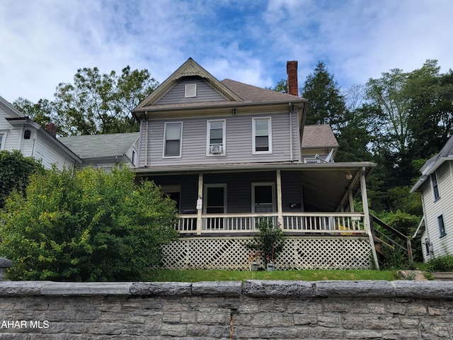 655 Washington Ave, Tyrone, PA 16686 - view of front of property featuring covered porch