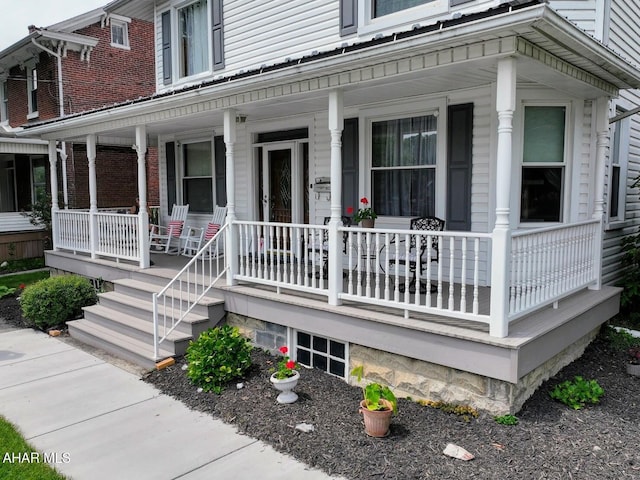 902 Main St, Saxton, PA 16678 - property entrance with covered porch