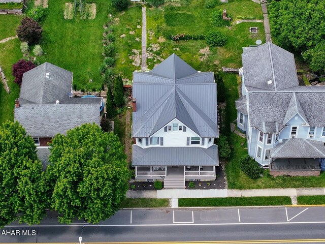 902 Main St, Saxton, PA 16678 - aerial view of property and surrounding area