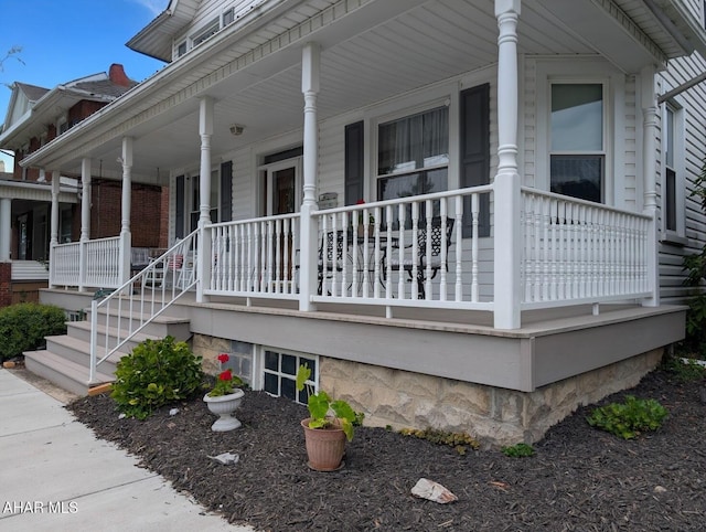 902 Main St, Saxton, PA 16678 - view of side of home with covered porch