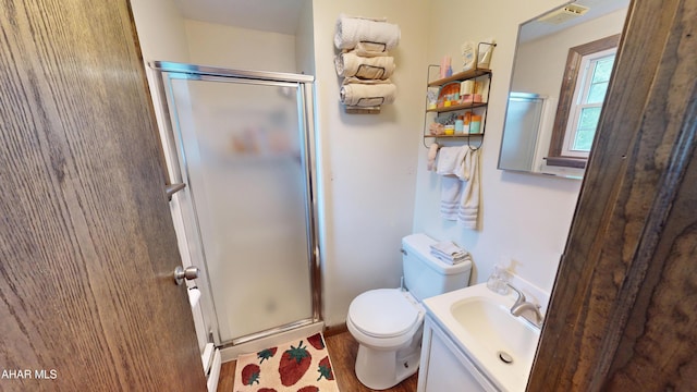 829 Ashcroft Ave, Cresson, PA 16630 - full bathroom with toilet, a shower stall, and vanity