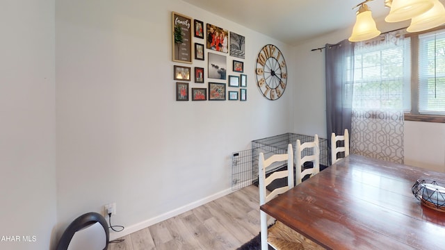 829 Ashcroft Ave, Cresson, PA 16630 - dining room with light wood-type flooring and baseboards