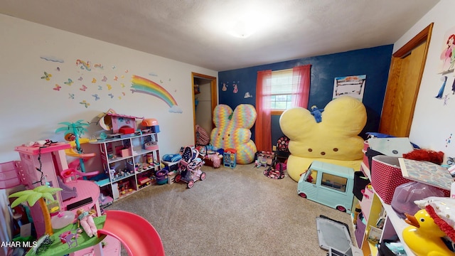 829 Ashcroft Ave, Cresson, PA 16630 - game room with carpet floors