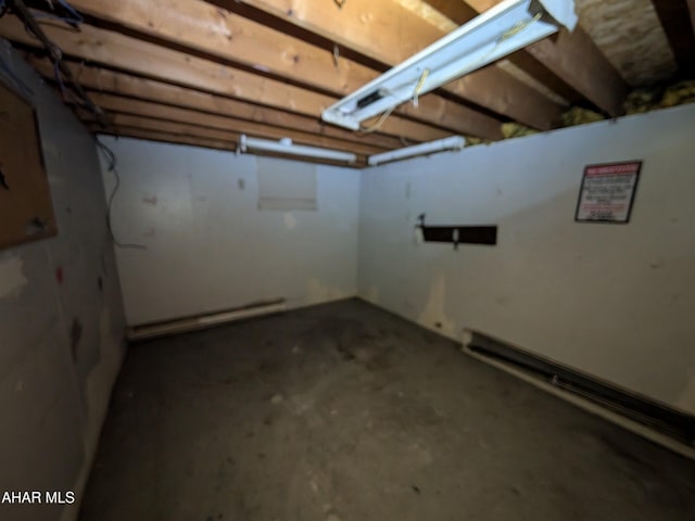 view of basement