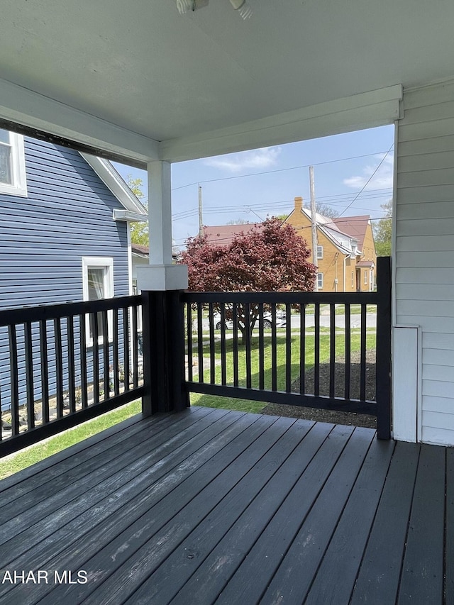 510 Ashcroft Ave, Cresson, PA 16630 - view of wooden terrace